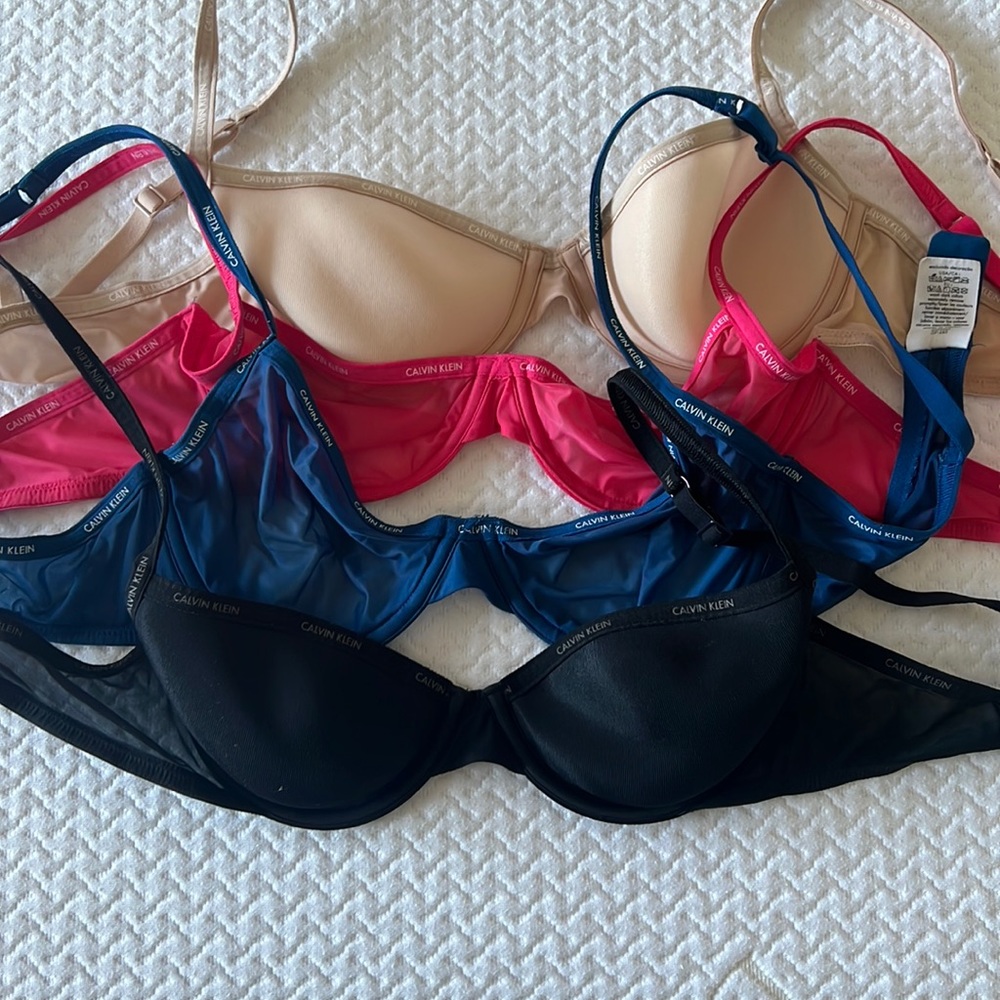 Calvin Klein unlined mesh bra